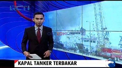 Kapal Tanker Terbakar saat Perbaikan, 1 Tewas