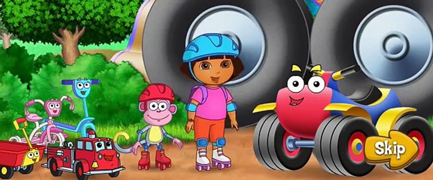 Dora the Explorer Roller Skating Adventure Game! Watch Gameplay for Kids *