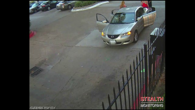 Fight victim taken away by paramedics on stretcher - Live Apartment Video Surveillance