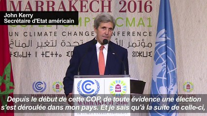 Kerry:Les USA ne "pourront pas revenir en arrière" sur le climat