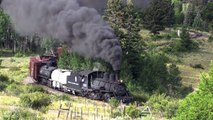 Cumbres and Toltec Steam Freight Train part2