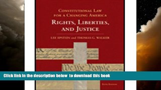 Read book  Constitutional Law for a Changing America 5th Edition: Rights, Liberties, and Justice