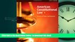 Best book  American Constitutional Law: Sources of Power and Restraint, Volume I full online