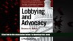 liberty book  Lobbying and Advocacy: Winning Strategies, Resources, Recommendations, Ethics and