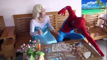 Spiderman vs Frozen Elsa injured by pokemon Joker Pranks Fun Superheroes in real life