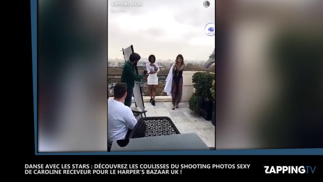 DALS 7 : Caroline Receveur ultra sexy pour un shooting, les coulisses dévoilées (Vidéo)