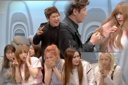 Engsub| SNL Korea 6 EXID Plane Attacker Full 150509