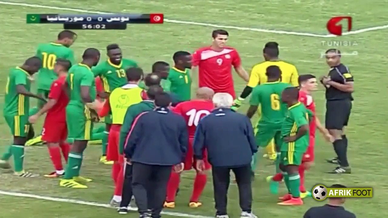 Wahbi Khazri expulsé pour un coup de poing face à la Mauritanie