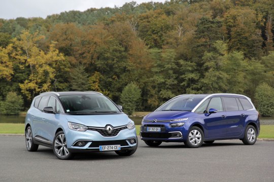 Comparatif Renault Grand Scénic 4 vs Citroën Grand C4 Picasso