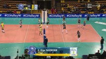 Volley Féminin - Ligue des Champions - 3ème tour aller - Cannes largement battu