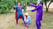 Spiderman Kisses Jasmine! Frozen Elsa vs Joker vs Spidergirl– Pregnant Maleficent! - Fun Superhero