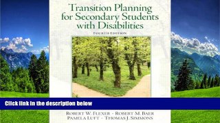 Fresh eBook Transition Planning for Secondary Students with Disabilities (4th Edition)