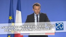 Quand Emmanuel Macron dézingue le système politique français