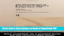Read The Development of Economics in Western Europe Since 1945 (Routledge Studies in the History