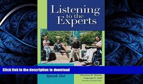 READ BOOK  Listening to the Experts: Students With Disabilities Speak Out  BOOK ONLINE
