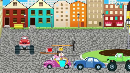 Diggers Cartoons for kids about The Excavator! Construction Trucks Videos for children