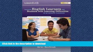 FAVORITE BOOK  Teaching English Learners and Students With Learning Difficulties in an Inclusive
