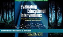 READ  Evaluating Educational Interventions: Single-Case Design for Measuring Response to