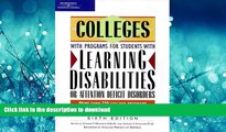 READ BOOK  Colleges With Programs for Students With Learning Disabilities Or Attention Deficit