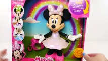Disney Rainbow Dazzle Minnie Mouse Doll _ Light-Up Talking Disney Toy Doll Review Videos For Kids