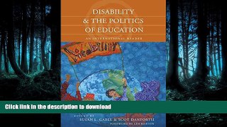 EBOOK ONLINE  Disability and the Politics of Education: An International Reader  PDF ONLINE