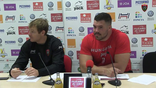 Avant-match Castres/Toulon TOP 14 J12 avec Marcel Van Der Merwe