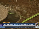 ASU students dealing with water main break that flooded a Tempe dorm