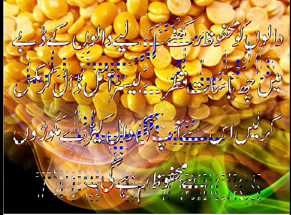 Daal ko Keeron se Mehfooz Rakheny ka tarika by tips and tricks