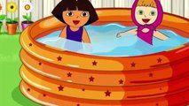 #Minions Banana #Funny Story Spiderman and Masha Swimming Pool Party animation