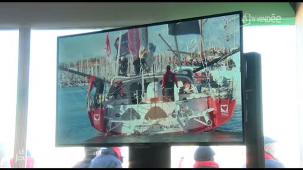Départ des skippers : En direct sur des écrans géants