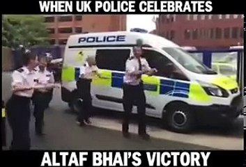 Altaf Husain ki moot py LoNDON police ka dance