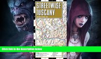 Buy NOW  Streetwise Tuscany Map - Laminated Road Map of Tuscany, Italy - Folding pocket size