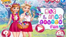 Elsa And Anna Easter Fun|Эльза и Анна Пасхальные приготовления