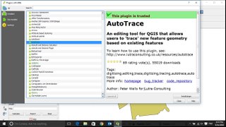 How to use Autotrace in QGIS 2016