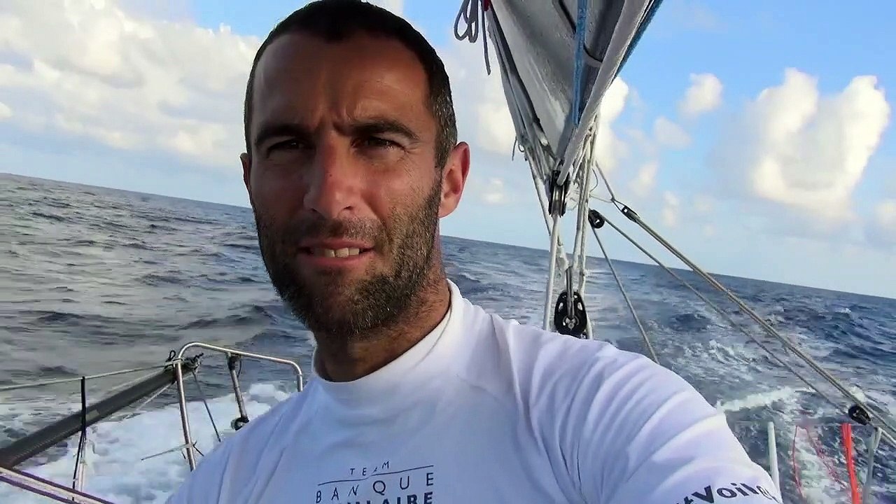 15/11/16 - En vue de Vincent Riou - Vendée Globe 2016 - Voile Banque Populaire