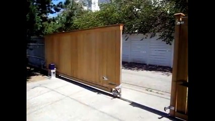 DIY electric gate opener for gate