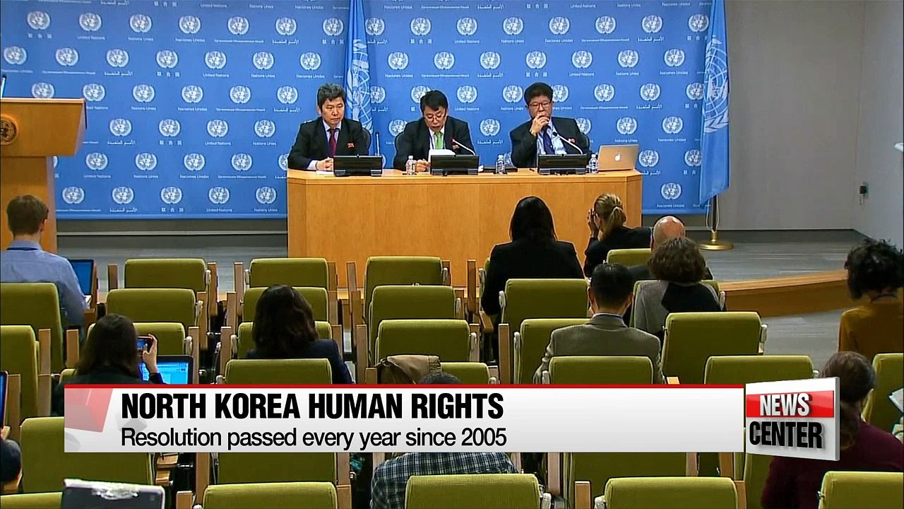 UN General Assembly committee passes N. Korean human rights resolution