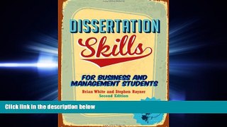 Fresh eBook  Dissertation Skills: For Business and Management Students