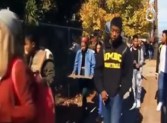 Protest against Newly elected President of america, Day 8