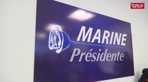 Marine Le Pen dévoile son nouveau logo