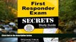 Fresh eBook First Responder Exam Secrets Study Guide: FR Test Review for the First Responder Exam