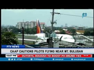 Video herunterladen: CAAP cautions pilots flying near Mt.Bulusan