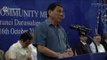 President Duterte delivers speech before the Filipino Community at Brunei, Darussalam