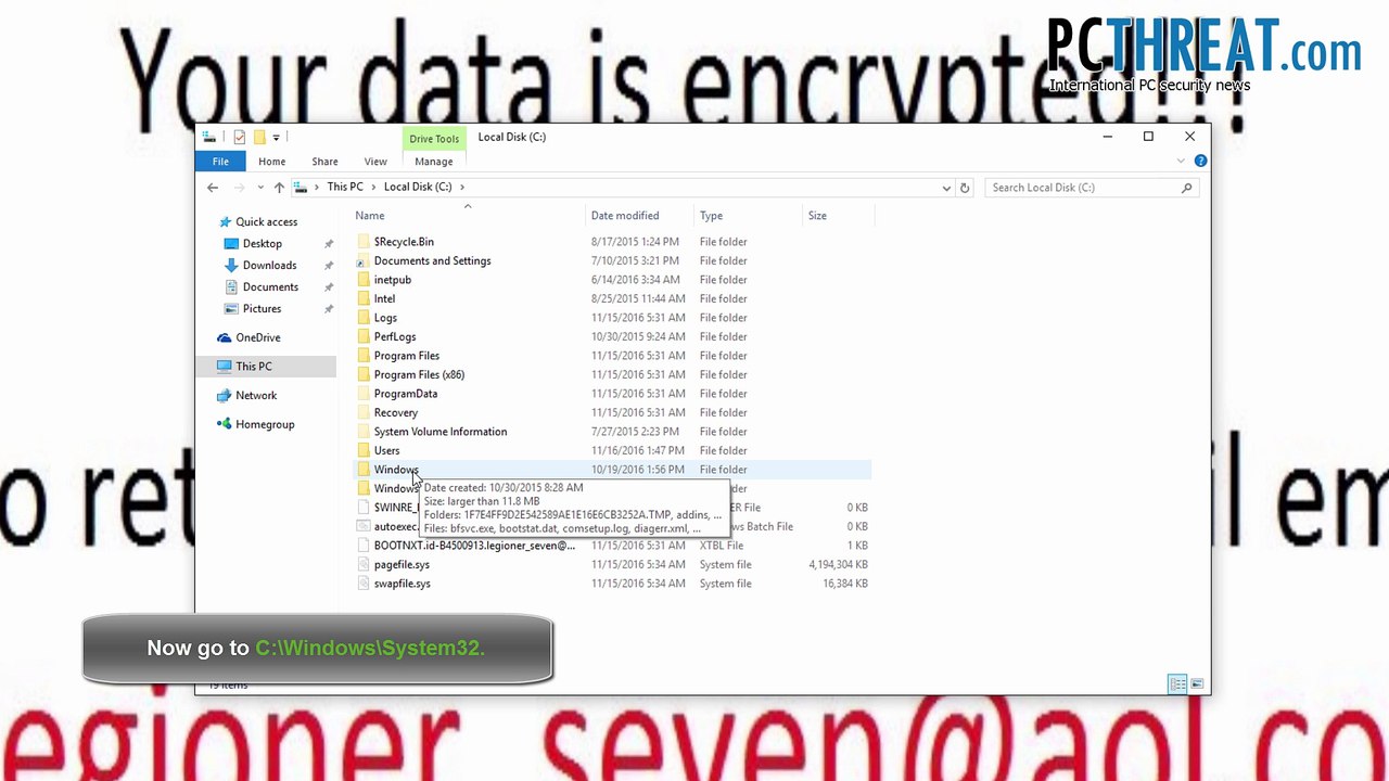 Delete Legioner_seven@aol.com Ransomware