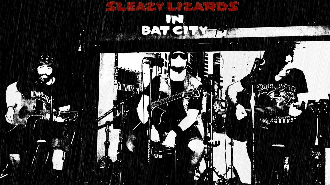 Hangin' Around with Sleazy Lizards - [..."Run" soundcheck - SL a-Live at Bat City...]