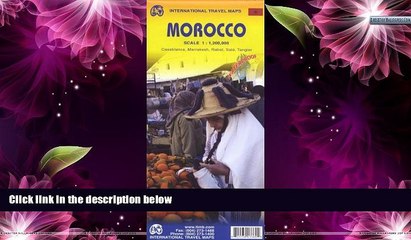 Buy NOW  Morocco 1:1 200 000 Include inset of Casablanca, Marrakesh, Rabat, Sale, Tangier  READ