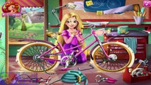 → Disney Tangled Princess - Girls Fix It Rapunzels Bicycle (Game For Kids)