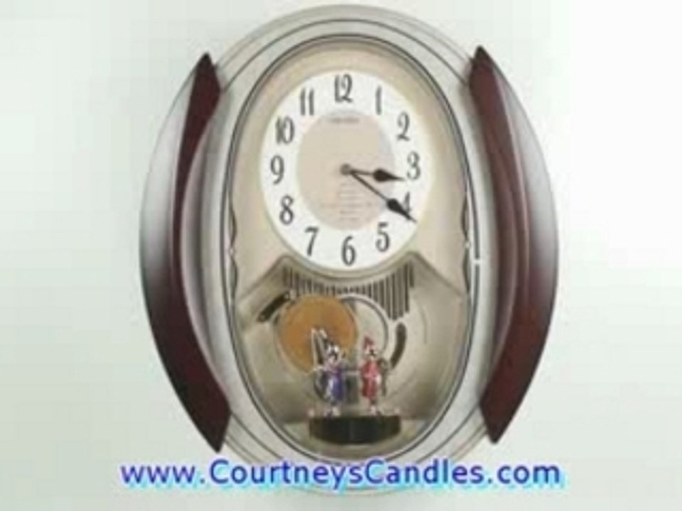 Seiko QXM152BRH Melodies in Motion Clock
