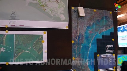 Supermoon floods hit Venice