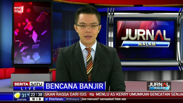 Banjir di Perumahan Total Persada Surut Setengah Meter